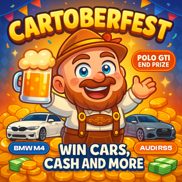 Cartoberfest - £150,000 Instant Win Cars, Cash & More