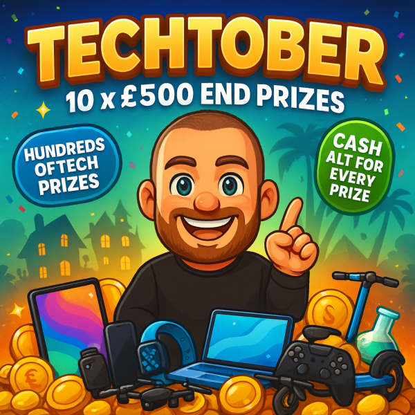 Techtober Instant Win + 10 x £500 End Prize