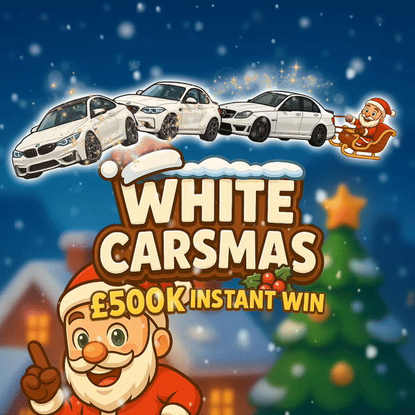 WHITE CARSMAS - Win cars, cash, tech, fashion, gifts and more INSTANTLY!
